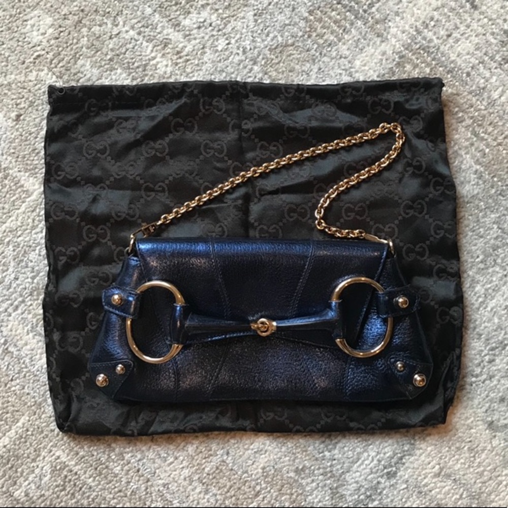 Vintage Gucci Horsebit Clutch